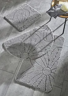 Tapis de salle de bain tufté avec motif en relief, bonprix