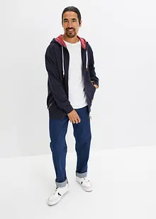 Sweat zippé à capuche, Loose Fit, bonprix