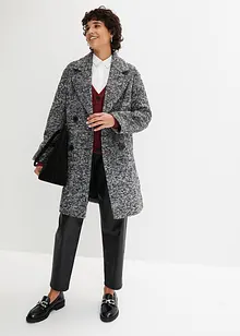 Manteau caban avec teneur en laine, court, bonprix