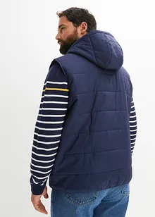 Veste sans manches matelassée à capuche, bonprix