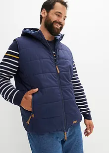 Veste sans manches matelassée à capuche, bonprix