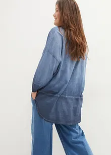 T-shirt oversize en mélange de matière, bonprix