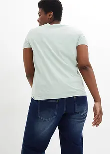 Lot de 2 T-shirts de grossesse et d'allaitement en coton, bonprix