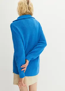 Pull col zippé, bonprix