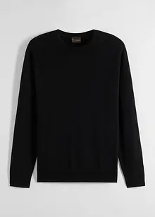 Pull en laine avec teneur en Good Cashmere Standard®, col rond, bonprix