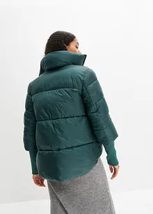 Veste matelassée avec manches en maille, bonprix