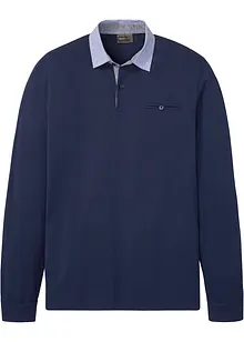 Polo manches longues en maille piquée, bonprix