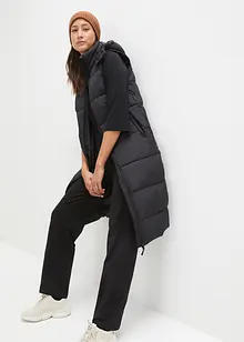 Veste longue fonctionnelle sans manches matelassée avec technologie thermo-isolante, bonprix