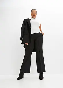 Pantalon à fines rayures avec jambes larges, bonprix