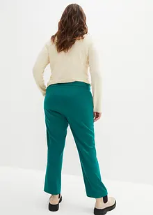 Pantalon droit 7/8 à taille haute élastiquée, bonprix