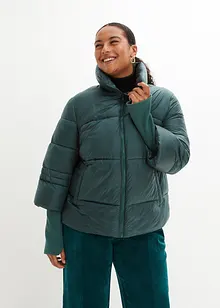 Veste matelassée avec manches en maille, bonprix