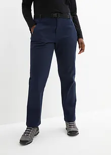 Pantalon technique imperméable en twill extensible avec ceinture, coupe droite, bonprix