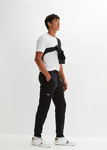 Pantalon de jogging thermo avec poches cargo et doublure peluche, bonprix