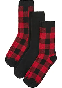 Lot de 3 paires de chaussettes thermo avec intérieur éponge, bonprix