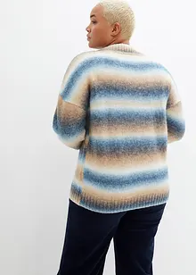 Pull avec dégradé de couleur et teneur en laine, bonprix