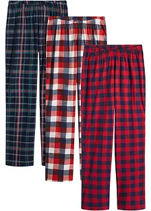 Lot de 3 pantalons de pyjama, bonprix