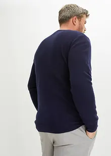 Pull en laine avec teneur en Good Cashmere Standard®, col rond, bonprix