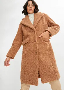 Manteau en maille bouclée, bonprix