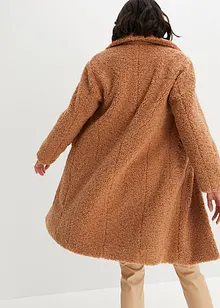 Manteau en maille bouclée, bonprix