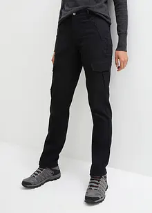 Pantalon fonctionnel imperméable en twill extensible, Straight, bonprix