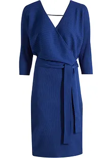 Robe en maille style cache-cœur, bonprix