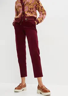 Pantalon en velours côtelé avec cordon, bonprix