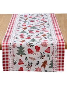 Chemin de table avec imprimé Noël, bonprix