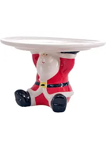 Objet déco Père Noël avec assiette, bonprix