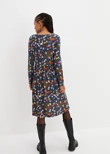 Robe en jersey avec imprimé automnal, bonprix