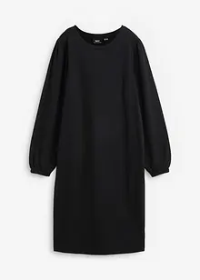 Robe en molleton avec manches ballon et fente, bonprix