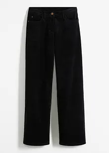 Pantalon large en velours côtelé, bonprix