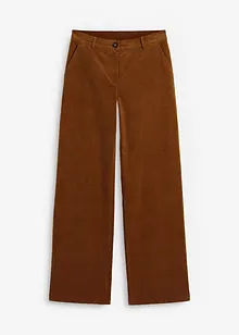 Pantalon en velours côtelé de coton stretch, bonprix