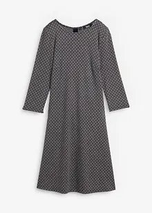 Robe en jersey milano de viscose mélangée avec motif jacquard, bonprix