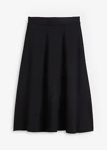 Jupe midi en viscose mélangée, bonprix