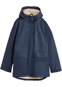 Veste de pluie avec doublure peluche en matériau étanche, bonprix