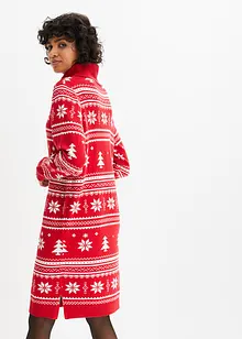 Robe en maille à motif de Noël, bonprix