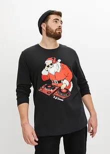 T-shirt manches longues avec motif de Noël, bonprix