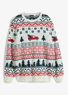 Pull avec motif de Noël, bonprix