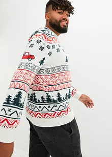 Pull de Noël en fine maille, bonprix