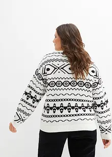 Pull norvégien à col haut, bonprix