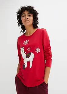 T-shirt de Noël à manches longues, bonprix