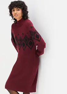 Robe en maille à motif norvégien, bpc bonprix collection