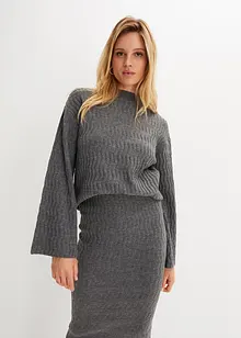 Pull texturé, bonprix