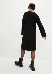 Robe en maille avec manches raffinées, bonprix