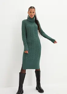 Robe en maille midi structurée, bonprix