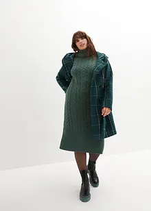 Robe en maille midi structurée, bonprix