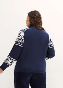 Pull norvégien marin, bonprix