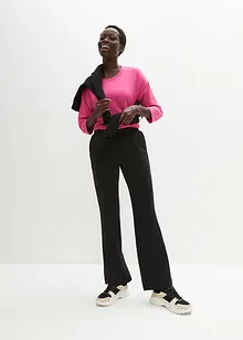 Pantalon de jogging fonctionnel à jambes évasées, séchage rapide, bonprix