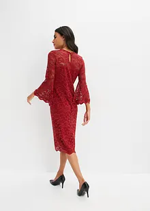 Robe midi en dentelle, bonprix