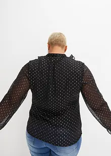 Blouse à effet brillant, bonprix